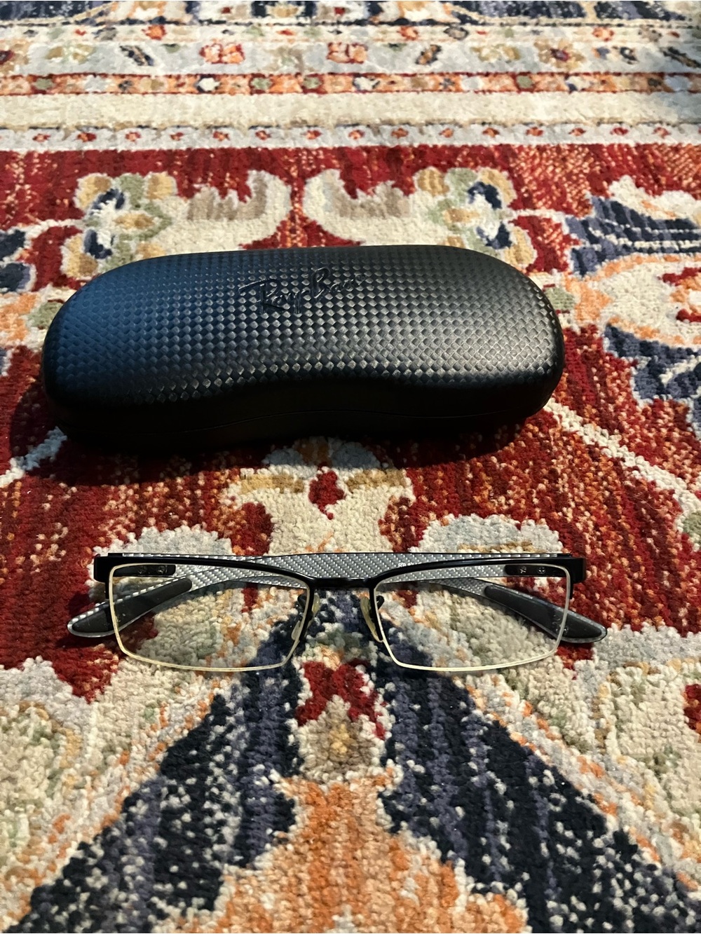 Ray-Ban RB8412 2503 Carbon Fiber Eyeglasses Prescription Unisex